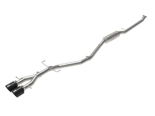 Picture of aFe Takeda 2.5in 304SS Cat - Back Exhaust System 17 - 20 Honda Civic SI Coupe L4 - 1.5L (t) - Black Tip