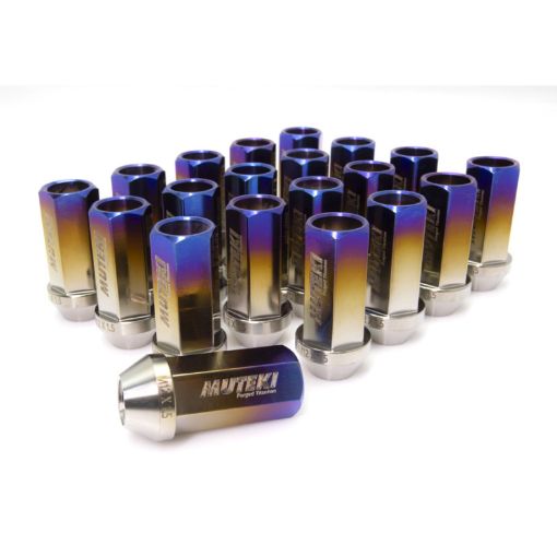 Picture of Wheel Mate Muteki Open End Lug Nuts Burned Titanium 12x1.50 - Set of 20