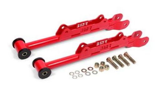 Picture of BMR 2010 - 2015 Chevrolet Camaro Rear DOM Lower Control Arms - Red