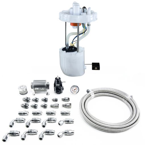 Picture of DeatschWerks 12 - 15 Honda Civic Si13 - 15 Acura ILX DW400 Pump Module Return Kit wPTFE Fuel Lines
