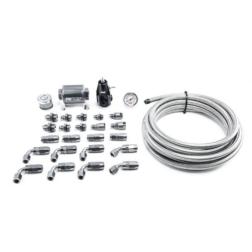 Picture of DeatschWerks 01 - 15 Honda Civic DW400 Pump Module Return Plumbing Kit wCPE Fuel Lines