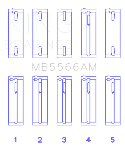 Picture of King Audi A4 1.8L AEB (Size STD) Main Bearing Set