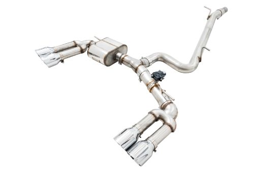 Picture of AWE Tuning Audi 8V S3 SwitchPath Exhaust wChrome Silver Tips 102mm