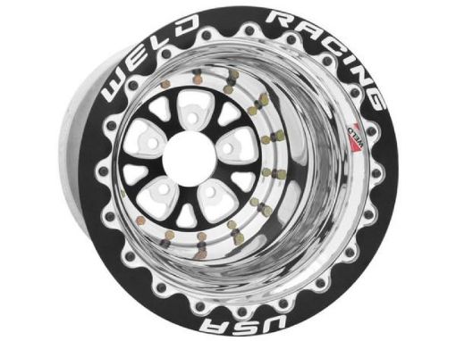 Picture of Weld V - Series 15x15 5x4.75 BP 5in. BS Polished Wheel - Non - Beadlock