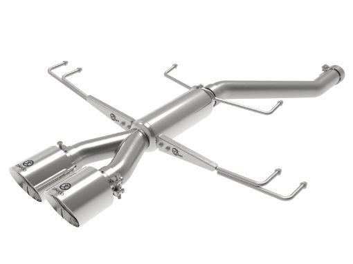 Picture of aFe Takeda 2.5in 304SS Axle - Back Exhaust System 17 - 19 Honda Civic Type R L4 - 2.0L (t) - Polished Tip