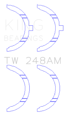 Picture of King Toyota 3E3EE5EFE Thrust Washer Set