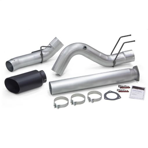 Picture of Banks Power 2017 Ford 6.7L 5in Monster Exhaust System - Single Exhaust w Black Tip
