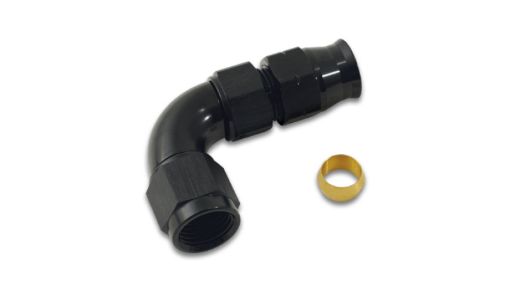 Picture of Vibrant 90 Deg 516in Tube to Female - 6AN Adapter (w Olive Inserts)