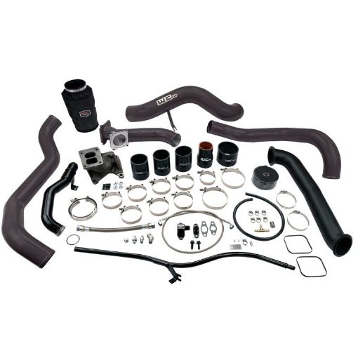 Picture of Wehrli 01 - 04 Chevrolet 6.6L LB7 Duramax S300 Turbo Install Kit (No Turbo) - Shocker Yellow