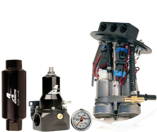 Picture of Aeromotive 11 - 17 Ford Mustang Drop In Kit (18038156331313412341) - Dual 450lph