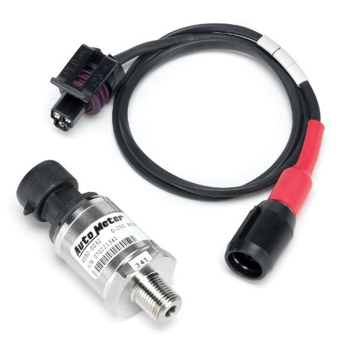 Picture of Autometer 250PSI Pressure Sensor Solid State 18 NPTF Male
