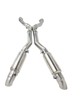 Picture of Kooks 79 - 95 Ford Mustang 5.0L 4V Coyote 3in x 3in Stainless Steel Race Exhaust Kit