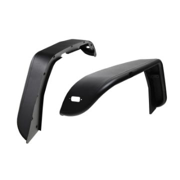 Picture of Westin 18 - 20 Jeep Wrangler JL 20 Gladiator Tube Fenders - Front - Textured Black