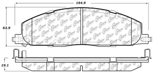 Picture of StopTech 09 - 18 Dodge Ram Truck SUV Semi - Metallic Rear Brake Pads