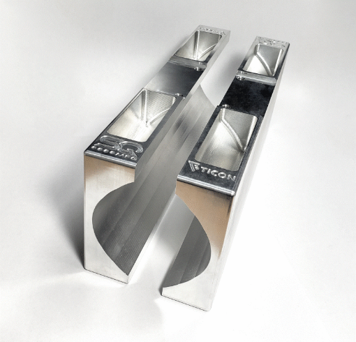 Picture of Ticon Industries 2.5in3in3.5in OD Sequence Straight Tube Cutting Jig