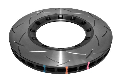 Picture of DBA 18 - 19 Subaru STI VAB T3 5000 Series 2 - Piece Slotted Front Brake Rotor (Hat Not Included)