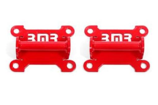 Picture of BMR 98 - 02 Chevrolet Camaro Motor Mount Kit (Solid Steel) - Red