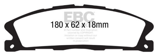 Picture of EBC 13 Ford Explorer 3.5 Twin Turbo 4WD Extra Duty Front Brake Pads