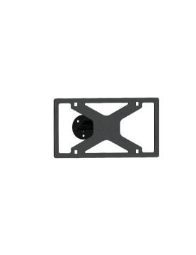 Picture of Road Armor 07 - 18 Jeep Wrangler JK Stealth Rear Tire Carrier License Plate Mount - Tex Blk