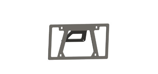 Picture of Road Armor Universal Front License Plate Mount - Tex Blk