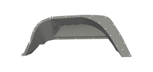 Picture of Road Armor 2020 Jeep Gladiator JT Stealth Rear Fender Liner Body Armor - Raw