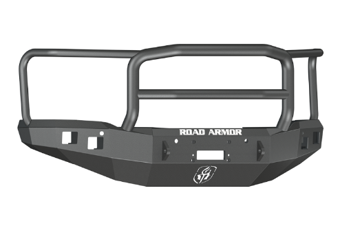 Picture of Road Armor 14 - 15 GMC 1500 Stealth Front Winch Bumper wLonestar Guard - Tex Blk