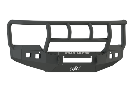 Picture of Road Armor 15 - 19 GMC 2500 Stealth Front Bumper wTitan II Guard - Tex Blk