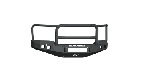 Picture of Road Armor 16 - 18 GMC 1500 Stealth Front Bumper wLonestar Guard - Tex Blk