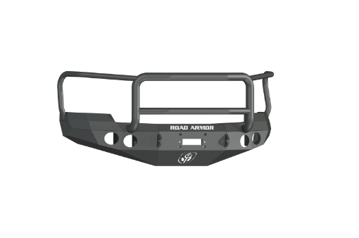 Picture of Road Armor 08 - 10 Chevy 2500 Stealth Front Winch Bumper wLonestar Guard - Tex Blk