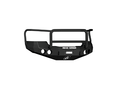 Picture of Road Armor 08 - 10 GMC 2500 Stealth Front Winch Bumper wLonestar Guard - Tex Blk