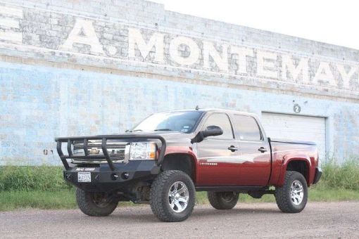Picture of Road Armor 08 - 13 Chevy 1500 Stealth Front Winch Bumper wTitan II Guard - Tex Blk