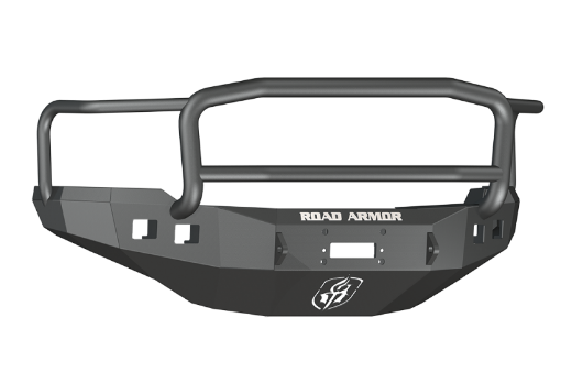 Picture of Road Armor 11 - 14 Chevy 2500 Stealth Front Winch Bumper wLonestar Guard - Tex Blk