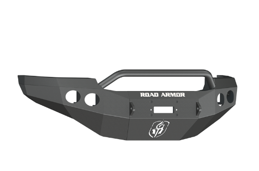 Picture of Road Armor 11 - 14 GMC 2500 Stealth Front Winch Bumper wPre - Runner Guard - Tex Blk