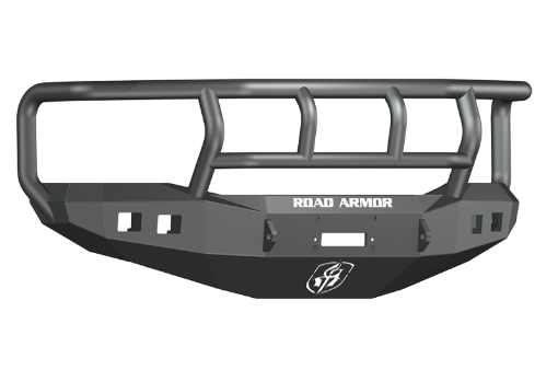 Picture of Road Armor 06 - 08 Dodge 1500 Stealth Front Winch Bumper wTitan II Guard - Tex Blk