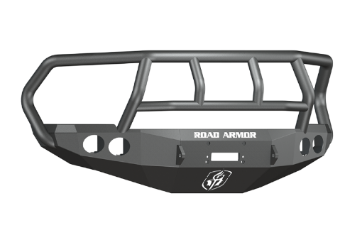 Picture of Road Armor 10 - 18 Ram 2500 Stealth Front Winch Bumper wTitan II Guard - Tex Blk