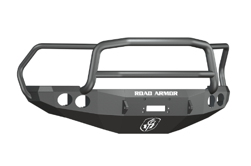 Picture of Road Armor 10 - 18 Ram 2500 Stealth Front Winch Bumper wLonestar Guard - Tex Blk