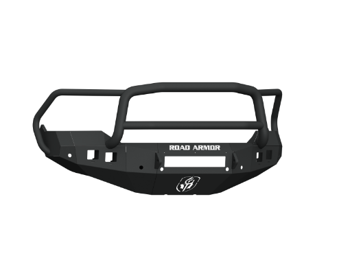 Picture of Road Armor 13 - 18 Ram 1500 Stealth Front Bumper wLonestar Guard - Tex Blk