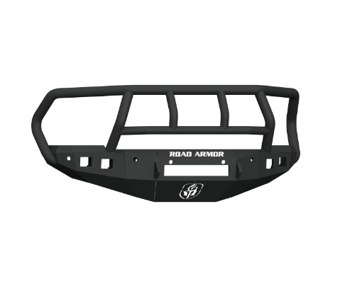 Picture of Road Armor 16 - 18 Ram 2500 Stealth Front Bumper wTitan II Guard6 Sensor Holes - Tex Blk
