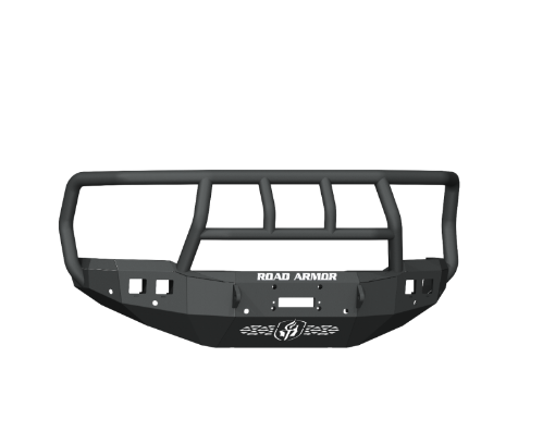 Picture of Road Armor 19 - 20 Ram 2500 Stealth Front Winch Bumper wTitan II Guard6 Sensor Holes - Tex Blk