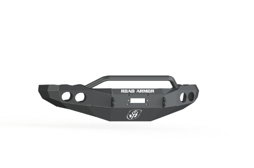 Picture of Road Armor 03 - 05 Dodge 2500 Stealth Front Winch Bumper wPre - Runner Guard - Tex Blk