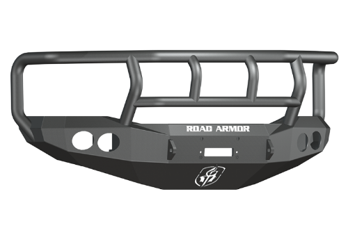 Picture of Road Armor 06 - 09 Dodge 2500 Stealth Front Winch Bumper wTitan II Guard - Tex Blk