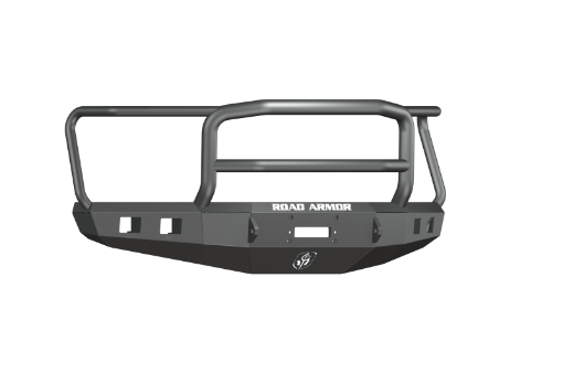 Picture of Road Armor 15 - 17 Ford F - 150 Stealth Front Winch Bumper wLonestar Guard - Tex Blk