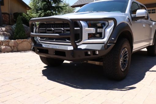 Picture of Road Armor 17 - 20 Ford Raptor Stealth Front Bumper wLonestar Guard - Tex Blk