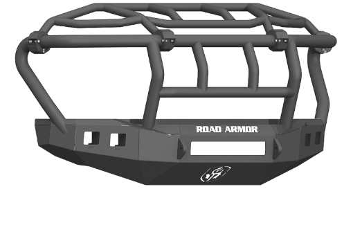 Picture of Road Armor 17 - 20 Ford F - 250 Stealth Wide Fender Flare Front Bumper wIntimidator Guard - Tex Blk