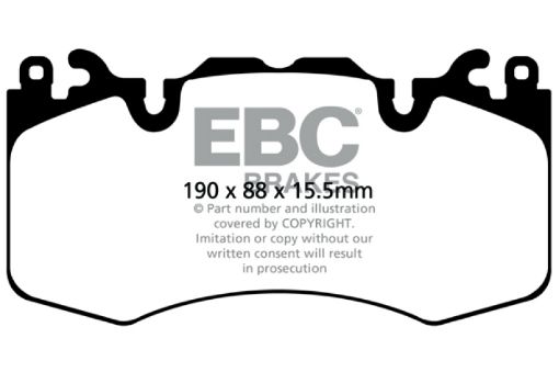 Picture of EBC 13 Land Rover Range Rover 3.0 Supercharged Extra Duty Front Brake Pads