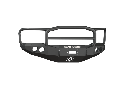 Picture of Road Armor 99 - 04 Ford F - 250 Stealth Front Winch Bumper wLonestar Guard - Tex Blk