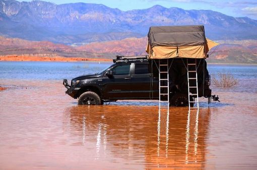 Picture of Road Armor 07 - 13 Toyota Tundra Stealth Front Winch Bumper wPre - Runner Guard - Tex Blk