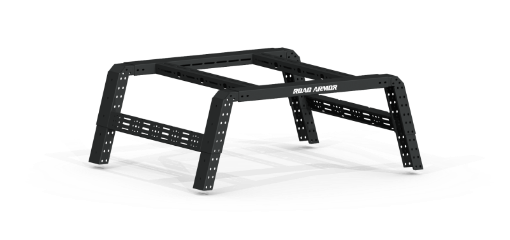 Picture of Road Armor Universal 5 - 12 - 6ft Bed TRECK Adj Bed Rack - Tex Blk (wo Brackets)