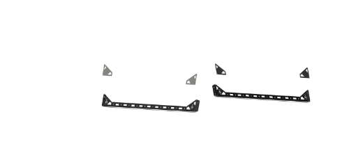 Picture of Road Armor TRECK Dual Lower 5ft Bed Mid - Size Truck Rail Mounts (Pair)