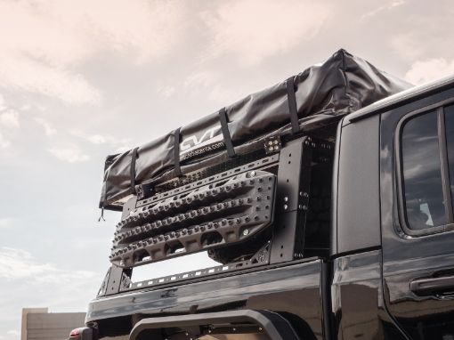 Picture of Road Armor TRECK Traction Board Brackets - Tex Blk (Pair)